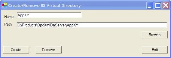 MakeIISVDir utility to create IIS web application directories.